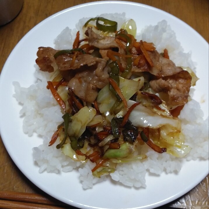 焼肉のたれ丼